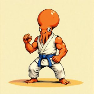 Polpetto cintura blu